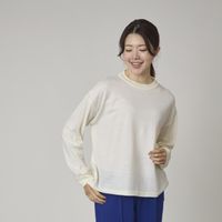 sohi/ウォッシャブルウール天竺プルオーバー